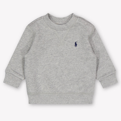 Ralph Lauren Baby Jungen Pullover rein Grau
