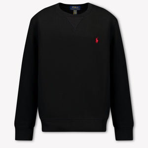 Ralph Lauren Enfants Garçons Pull en Noir