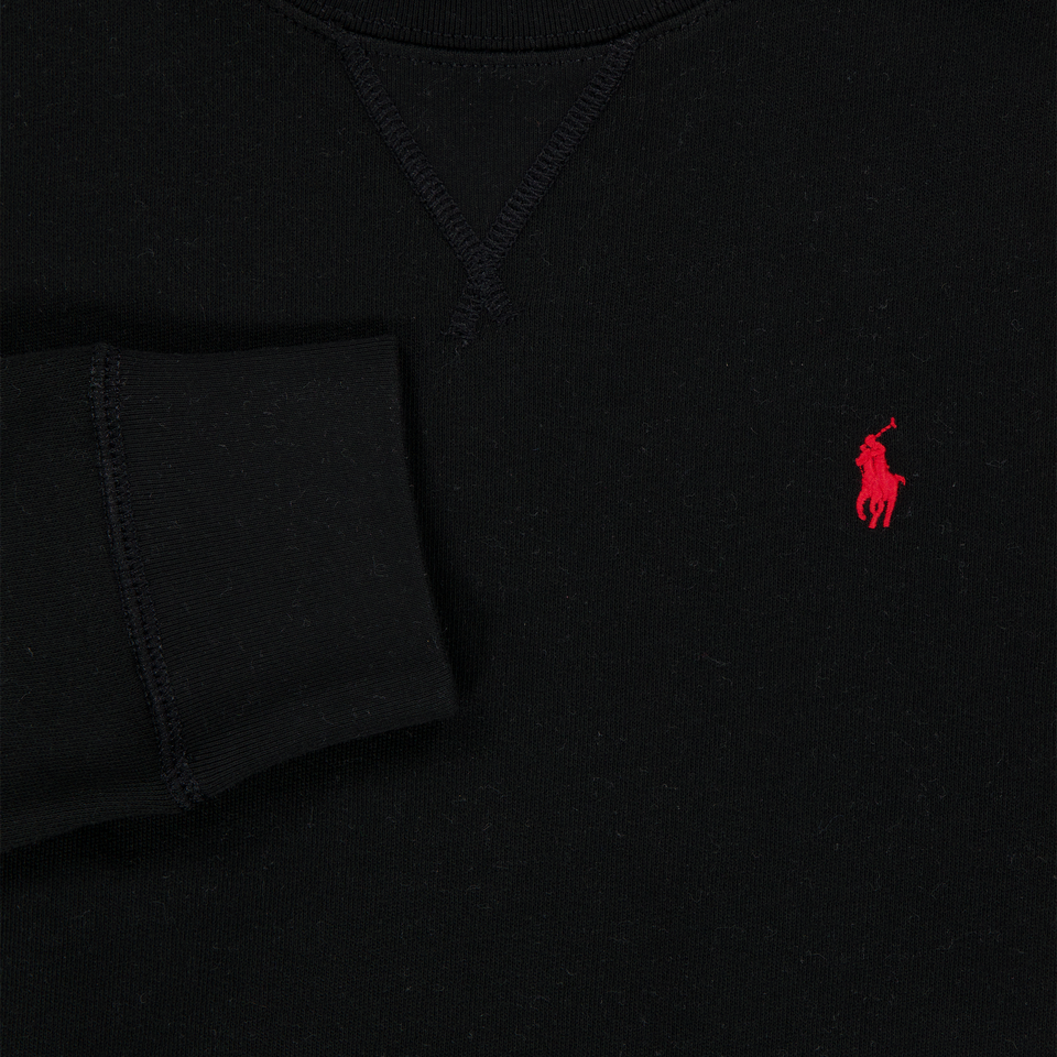 Ralph Lauren Enfants Garçons Pull en Noir