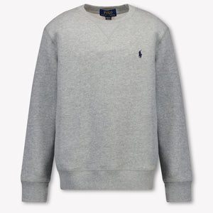 Ralph Lauren Enfants Garçons Pull en Gris
