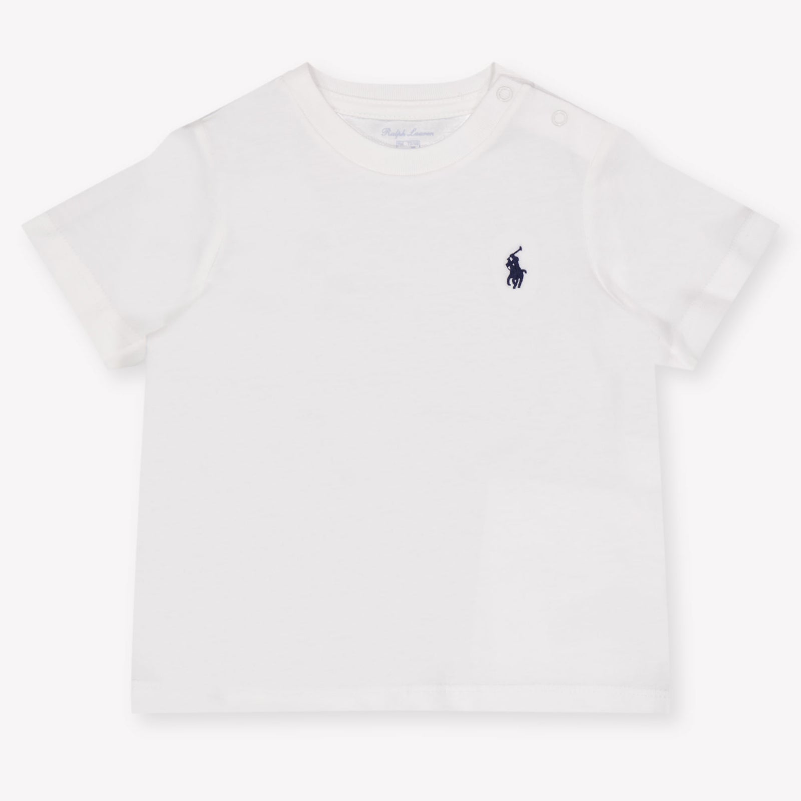 Ralph Lauren bebe Chicos Camiseta adentro Blanco