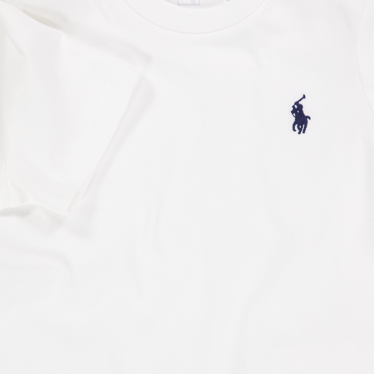 Ralph Lauren bebe Chicos Camiseta adentro Blanco