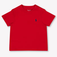 Ralph Lauren bebe Chicos Camiseta adentro Rojo