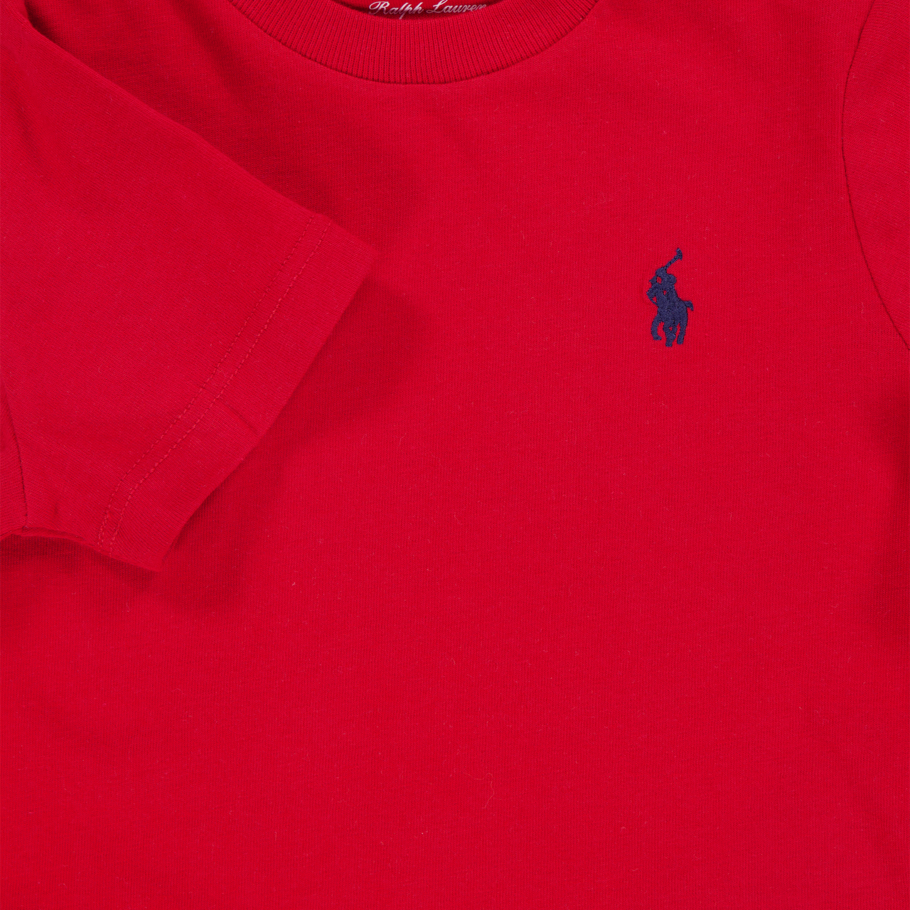 Ralph Lauren bebe Chicos Camiseta adentro Rojo