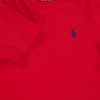 Ralph Lauren bebe Chicos Camiseta adentro Rojo
