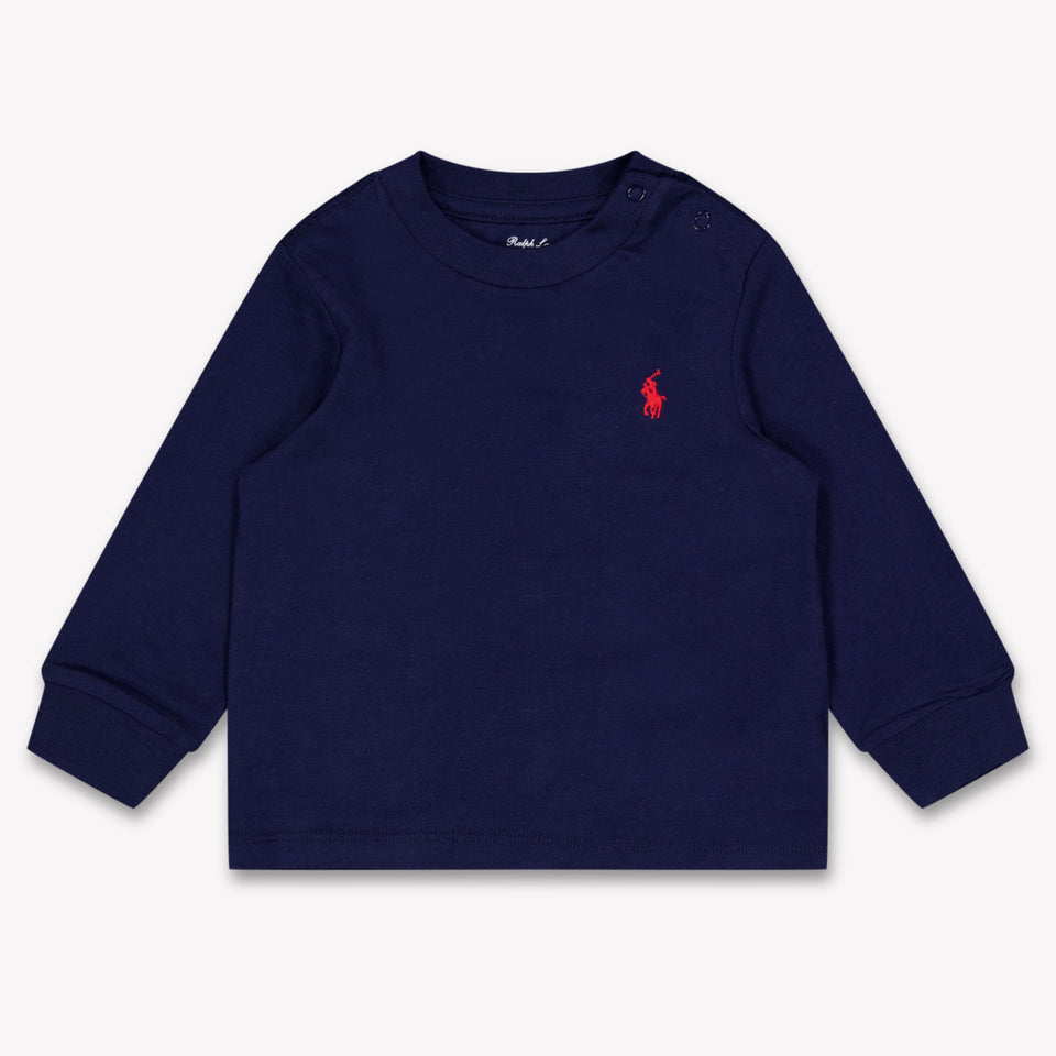 Ralph Lauren bebe Chicos Camiseta adentro Navy