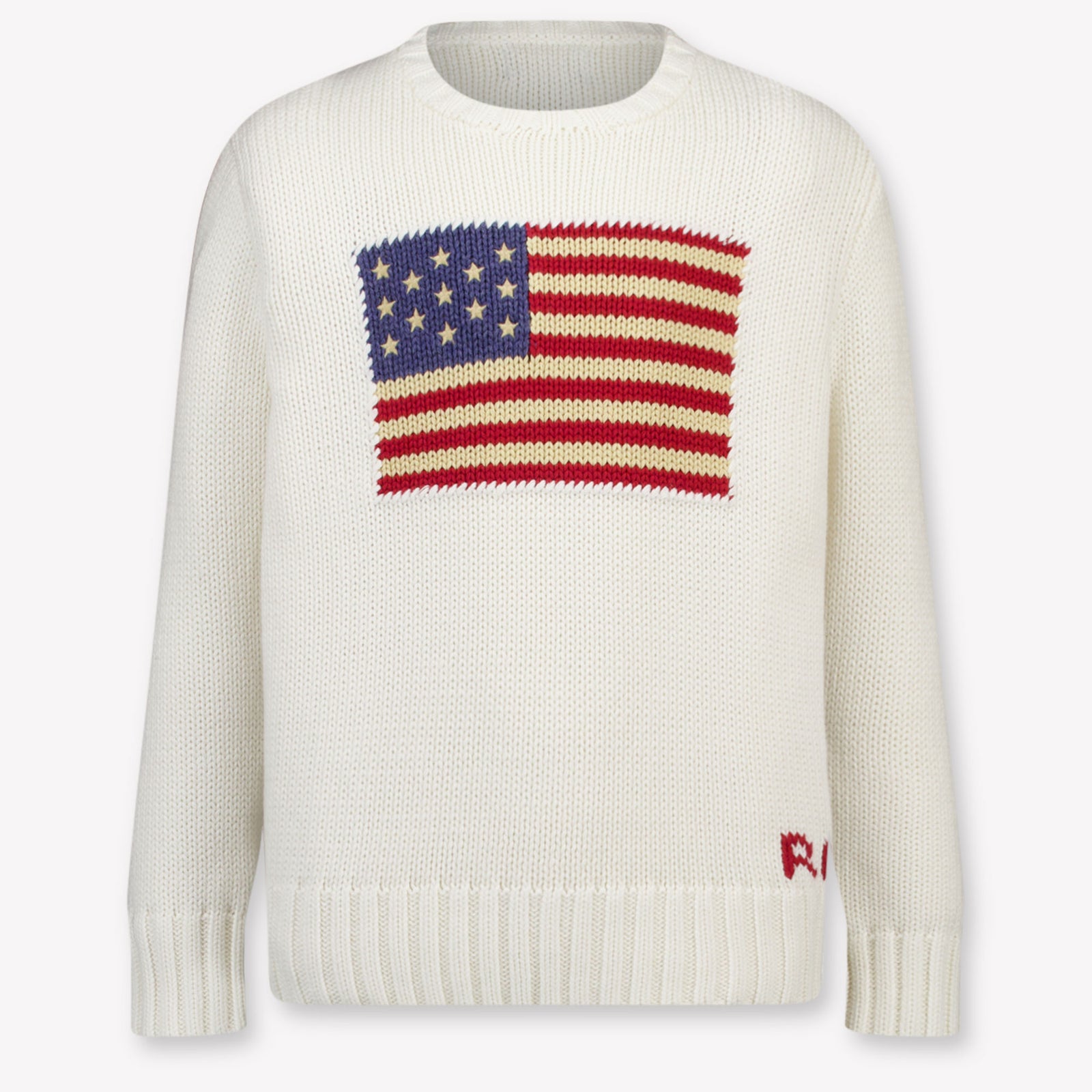 Ralph Lauren Bambini Ragazzi Maglione dentro Bianco