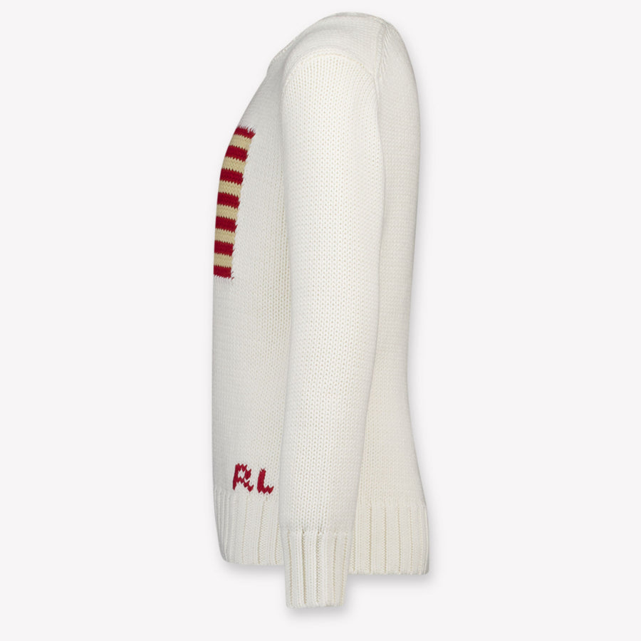 Ralph Lauren Kinder Jungen Pullover rein Weiß