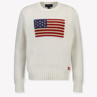 Ralph Lauren Kinder Jungen Pullover rein Weiß
