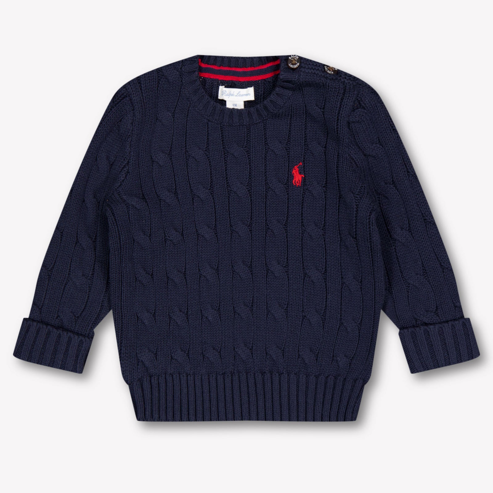 Ralph Lauren bebe Chicos suéter en Navy