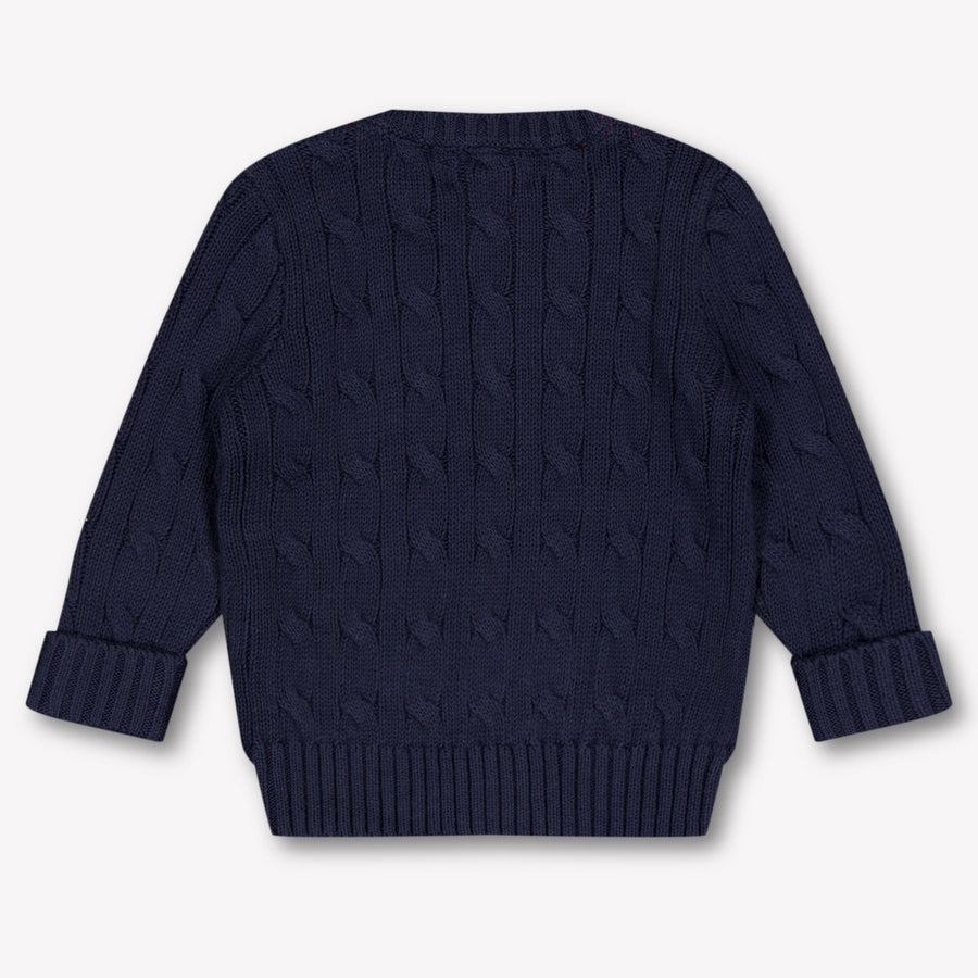 Ralph Lauren Bébé Garçons Pull en Navy