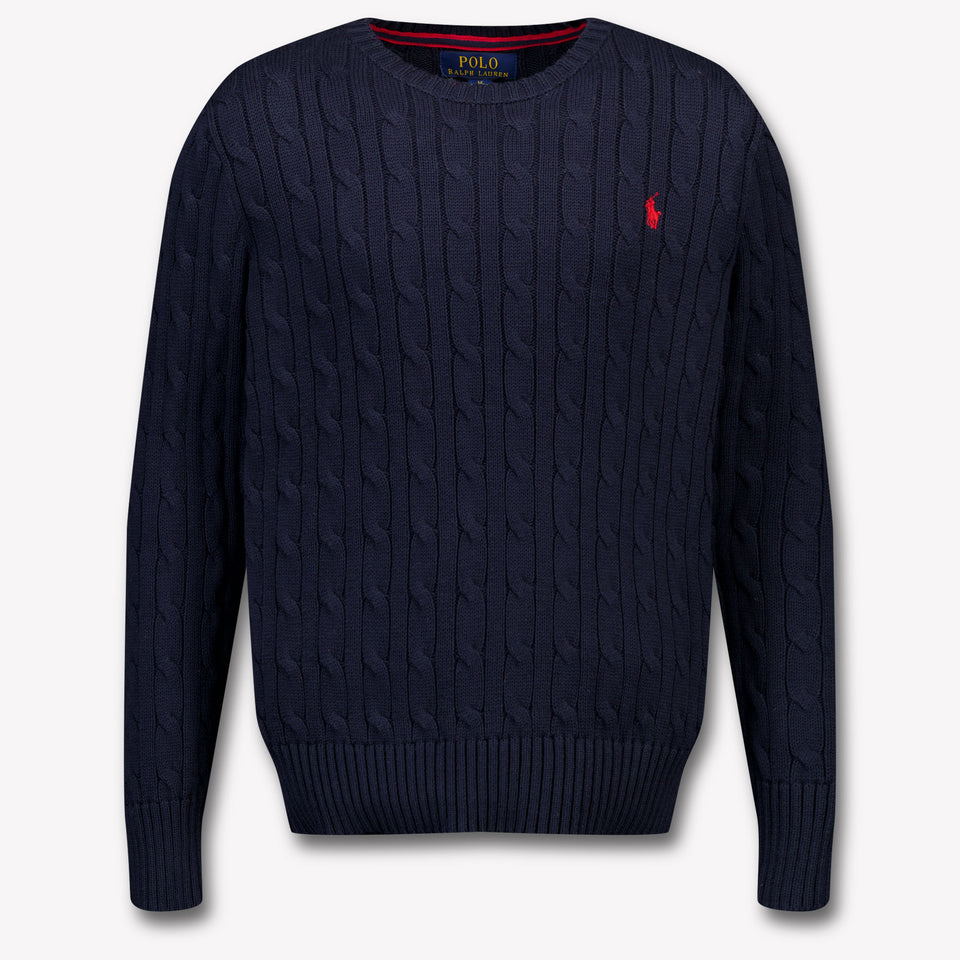 Ralph Lauren Bambini Ragazzi Maglione dentro Navy
