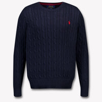 Ralph Lauren Enfants Garçons Pull en Navy