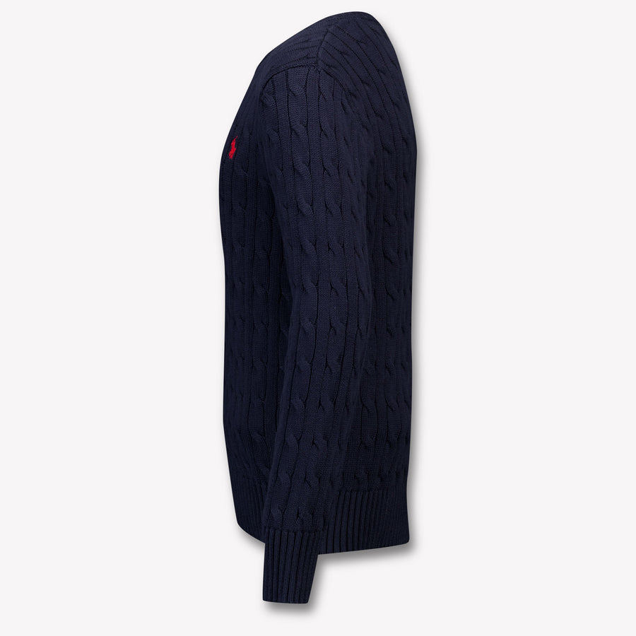 Ralph Lauren Enfants Garçons Pull en Navy