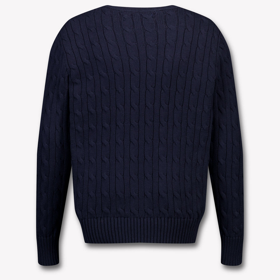 Ralph Lauren Bambini Ragazzi Maglione dentro Navy
