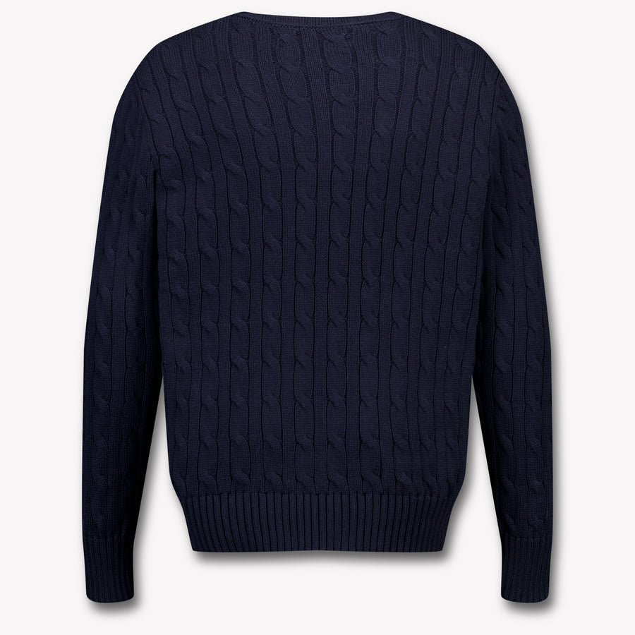 Ralph Lauren Enfants Garçons Pull en Navy
