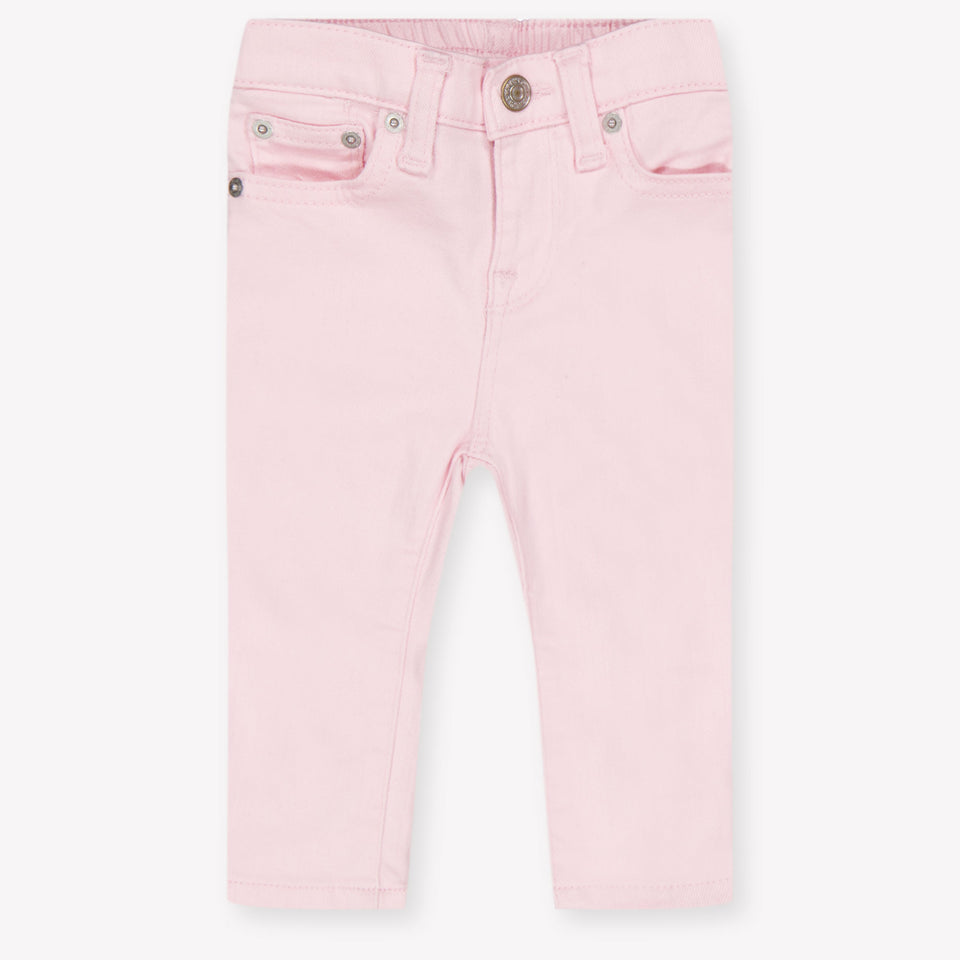 Ralph Lauren bebe Chicas Vaquero en Rosa claro