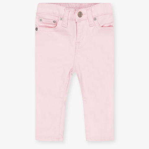 Ralph Lauren Bambino Ragazze Jeans Dentro Rosa Chiaro