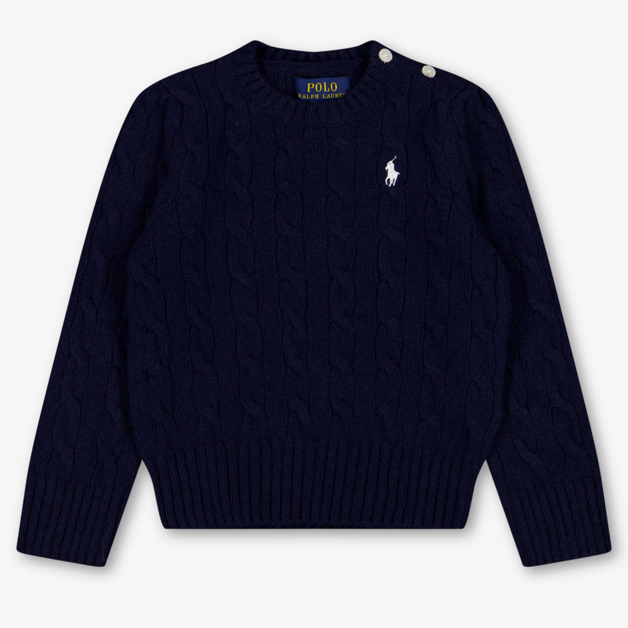 Ralph Lauren Kinder Mädchen Pullover rein Marineblau
