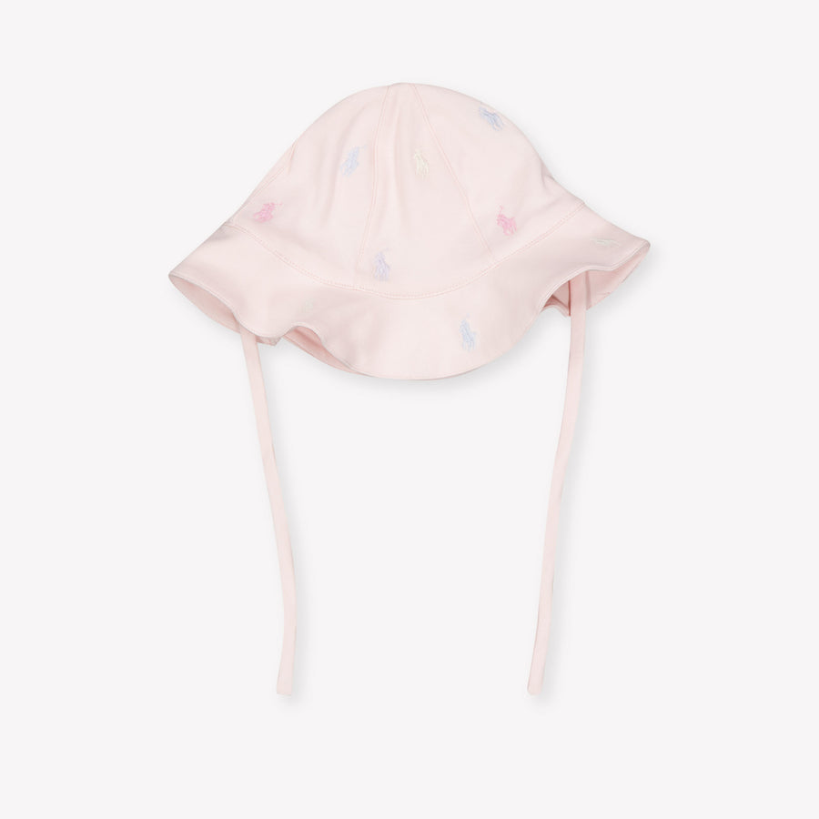 Ralph Lauren Bébé Filles Chapeau dedans Rose Léger