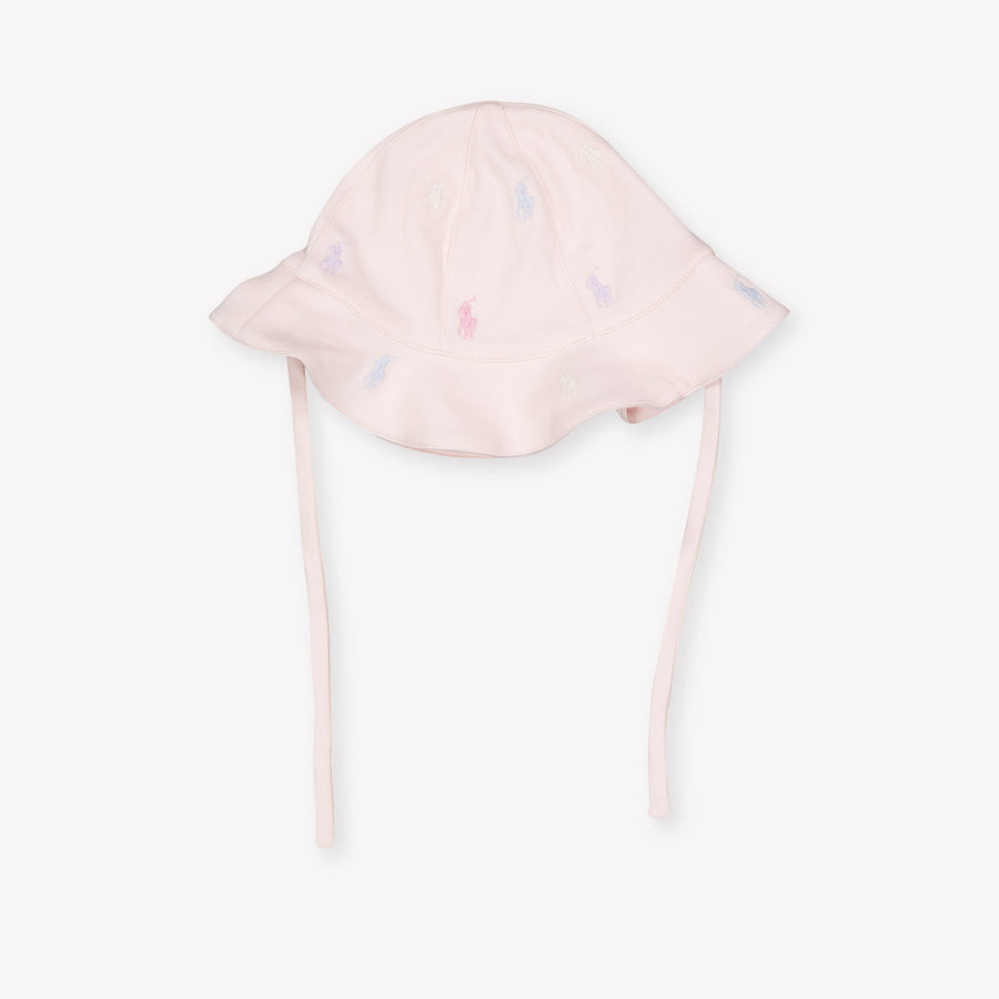 Ralph Lauren Bébé Filles Chapeau dedans Rose Léger
