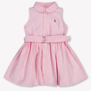 Ralph Lauren Bébé Filles Habillez-vous Rose Léger