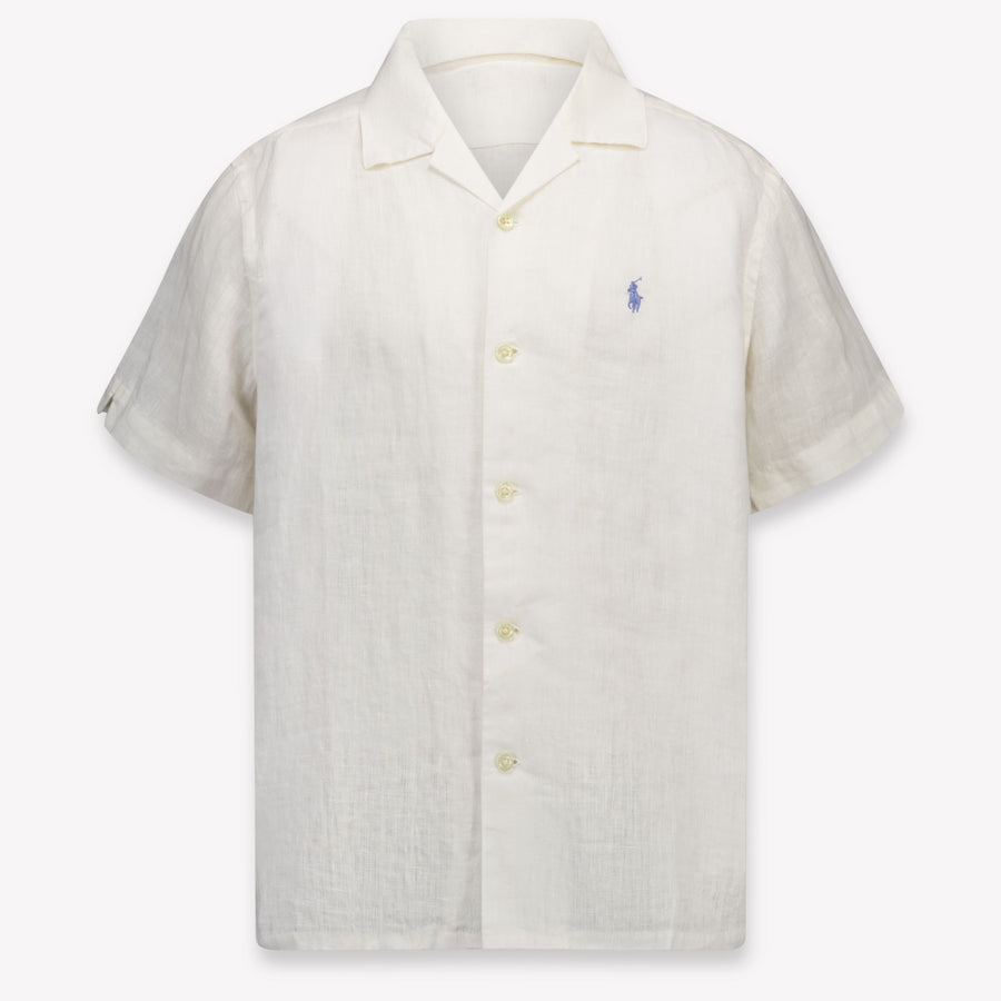 Ralph Lauren Enfants Garçons Chemisier Blanc