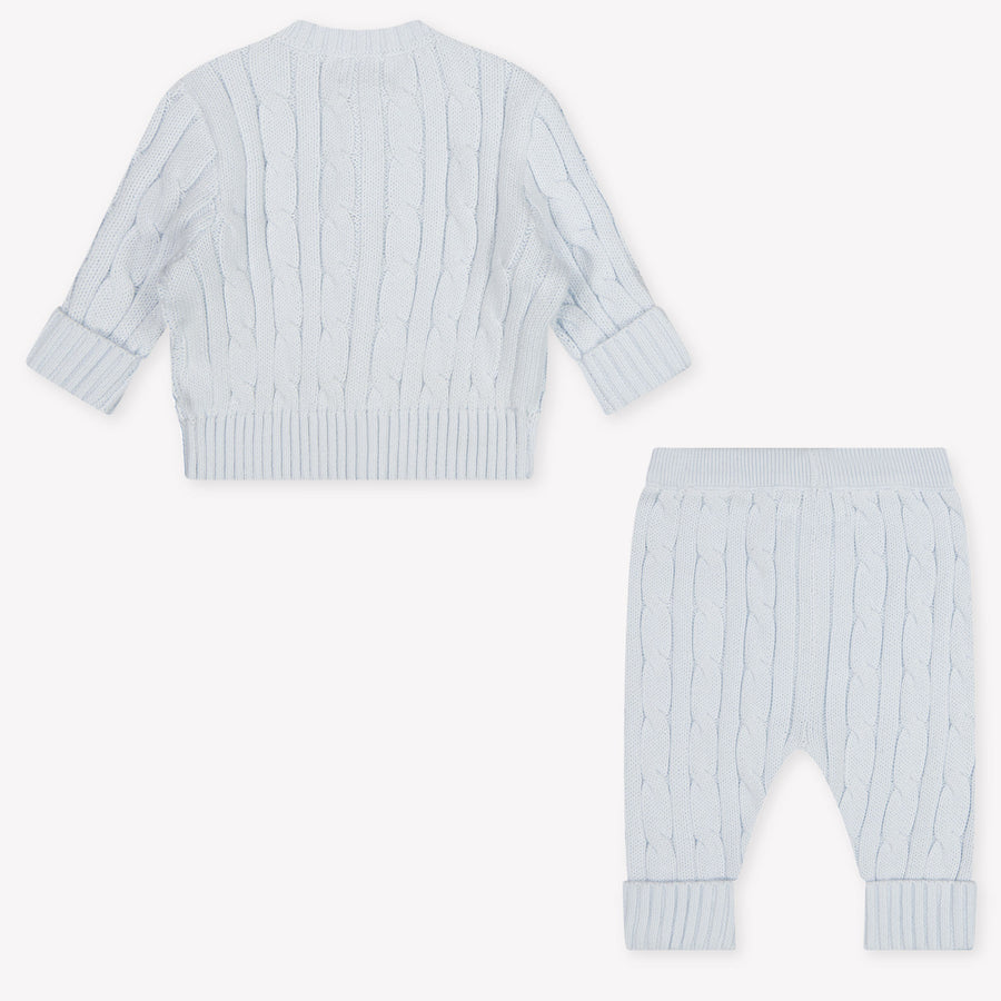 Ralph Lauren Baby Unisex Setje In Licht Blauw