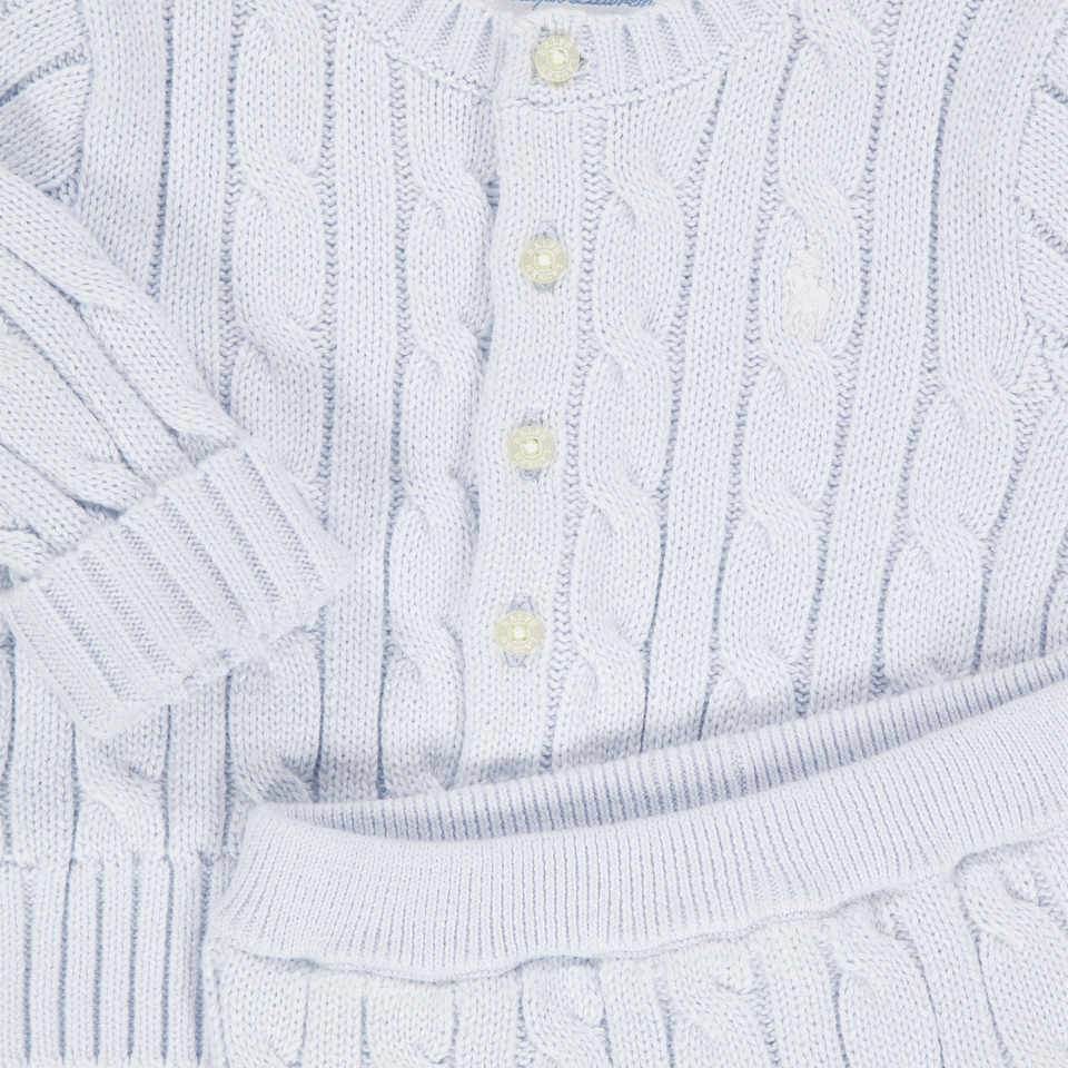 Ralph Lauren Baby-Unisex-Set Hellblau