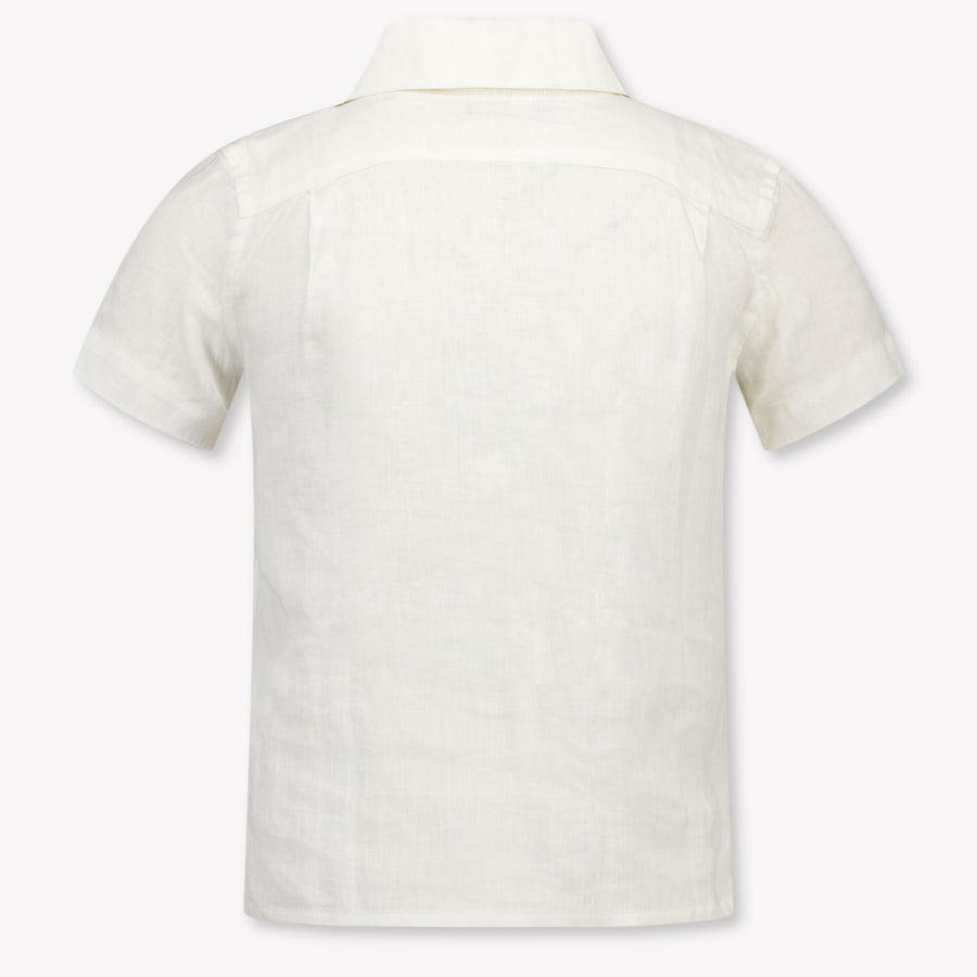 Ralph Lauren Kinder Jongens Blouse In Wit