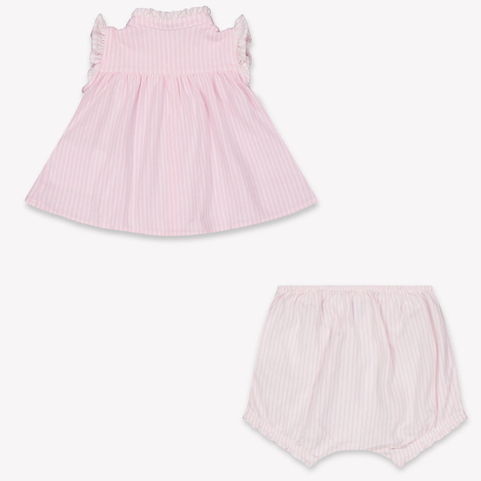 Ralph Lauren Bambino Ragazze Impostato Rosa Chiaro