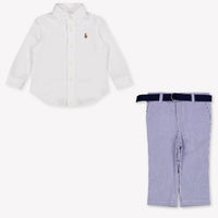 Ralph Lauren bebe Chicos Establecer en Azul Claro