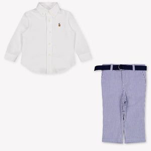 Ralph Lauren bebe Chicos Establecer en Azul Claro