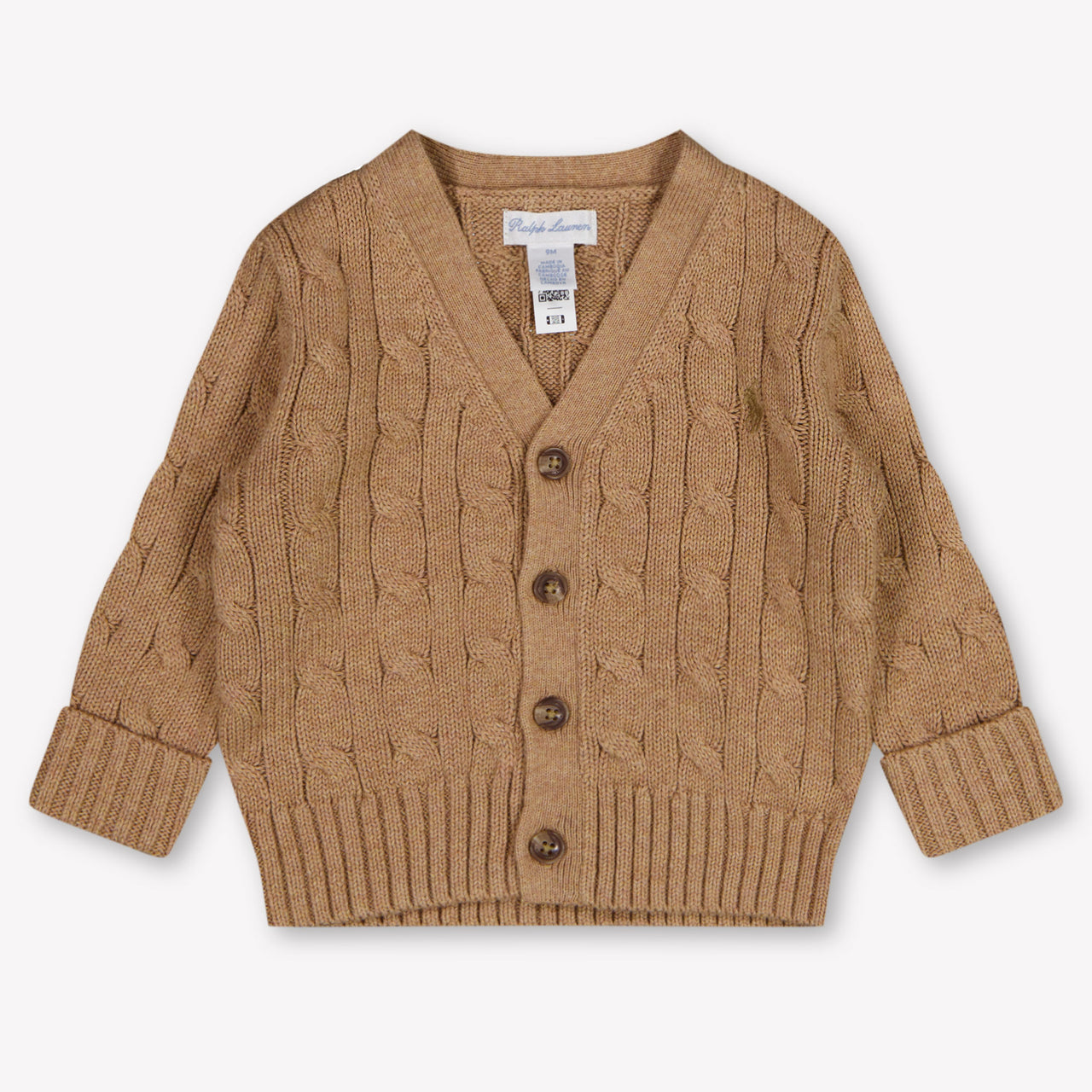 Ralph Lauren Bambino Ragazzi Cardigan dentro Cammello