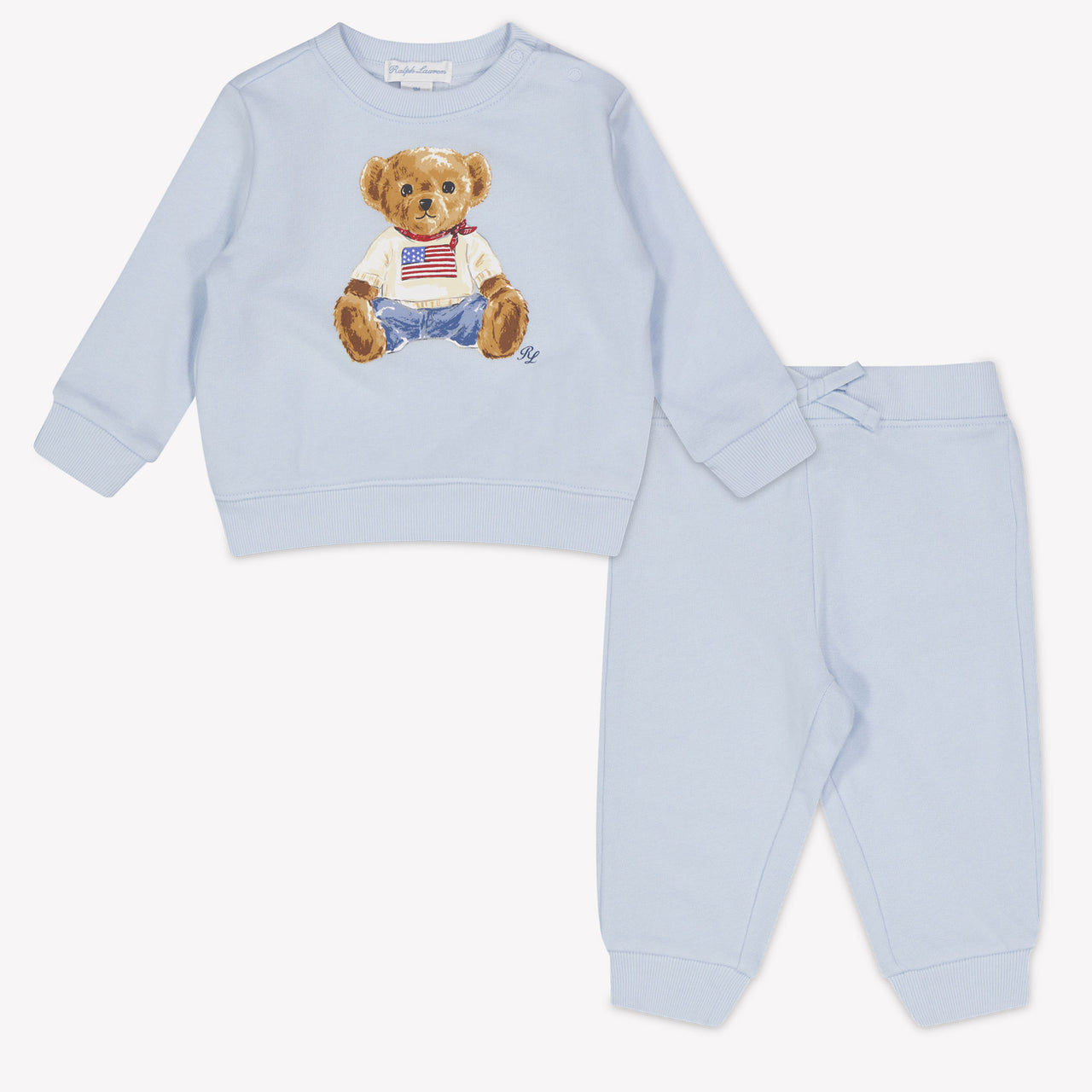 Ralph Lauren Baby Jungen Jogginganzug In Hellblau