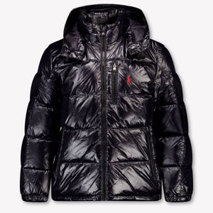 Ralph Lauren Kinder Jungen Wintermantel In Schwarz