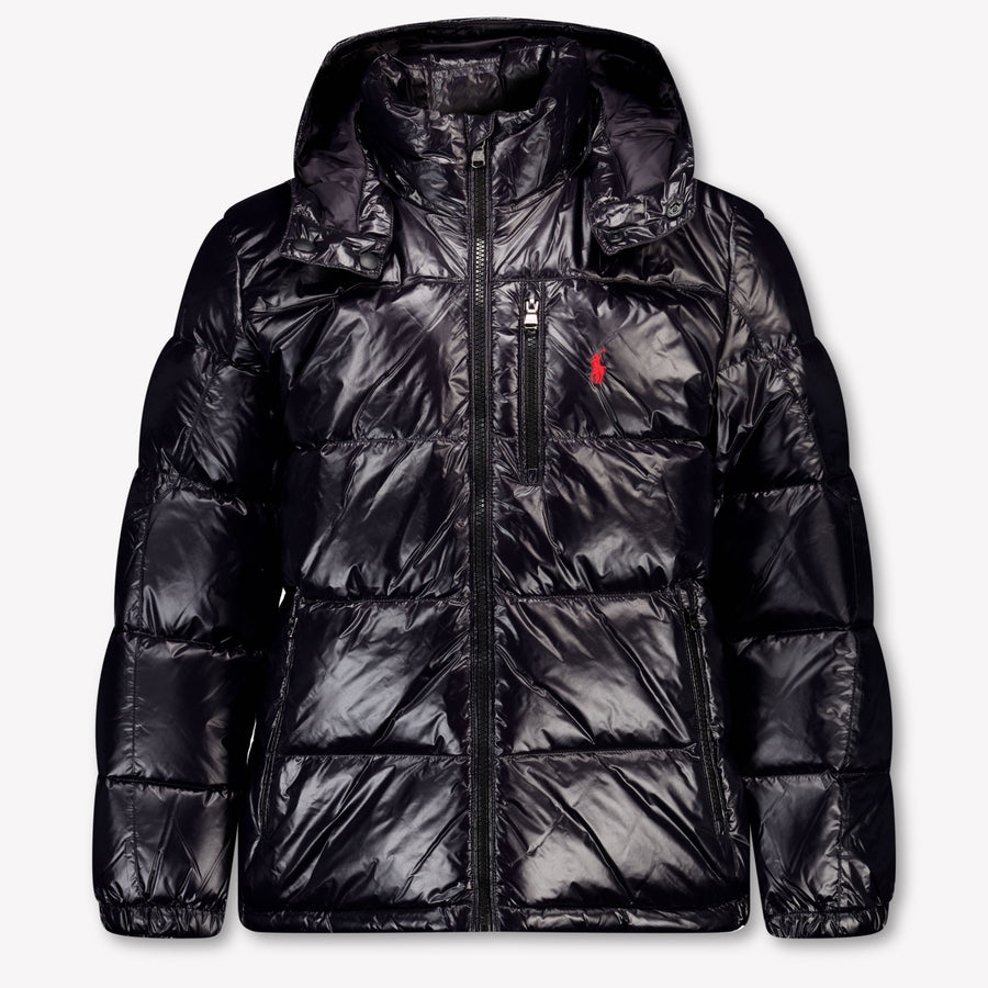 Ralph Lauren Kinder Jungen Wintermantel In Schwarz