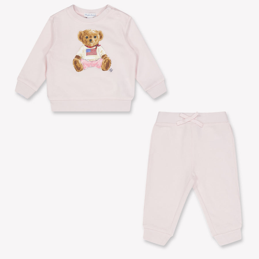 Ralph Lauren Baby Mädchen Jogginganzug In Hellrosa