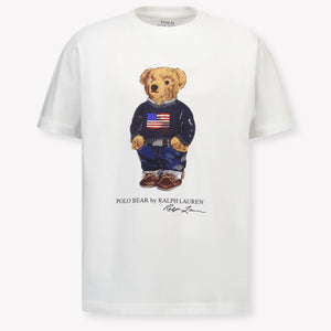 Ralph Lauren Enfants Garçons T-shirt dans Blanc