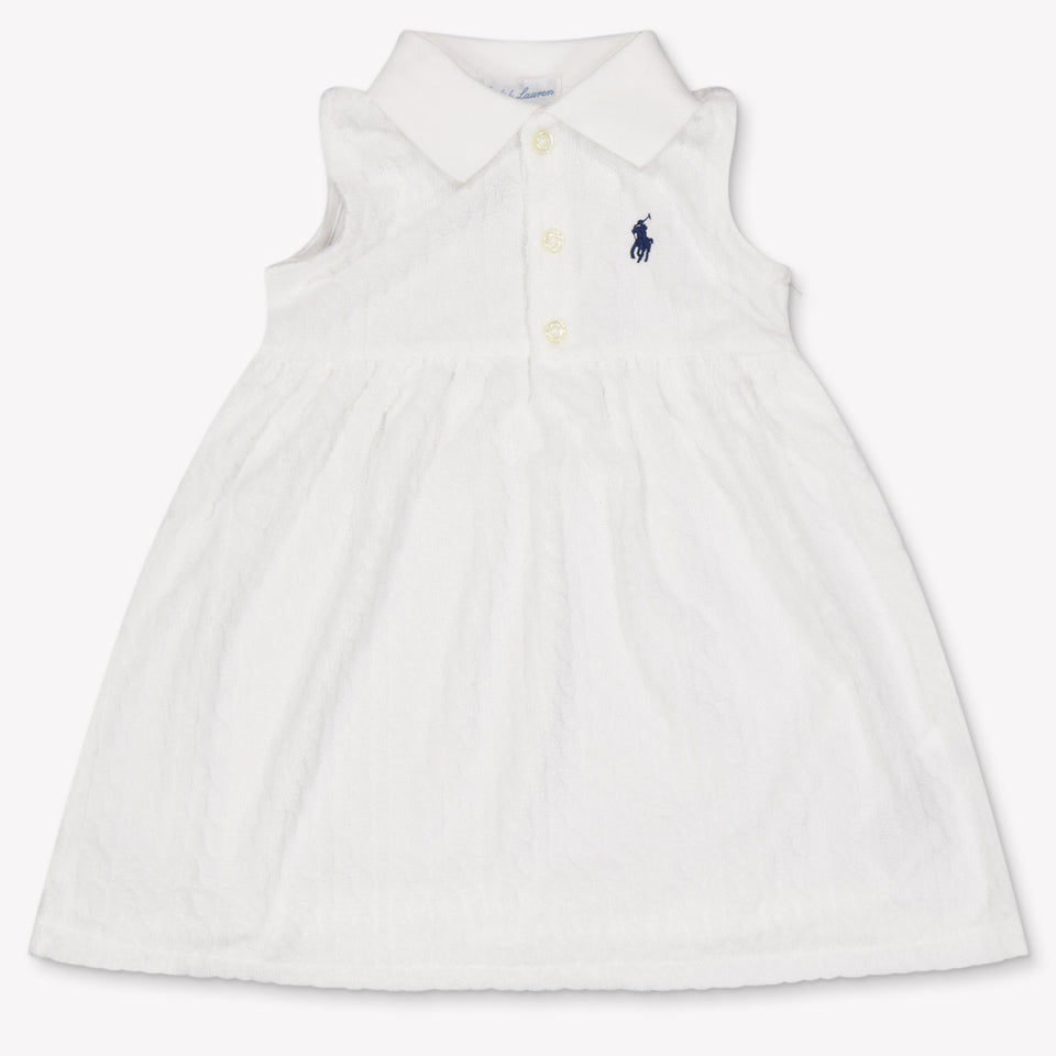 Ralph Lauren Bébé Filles Habillez-vous Blanc
