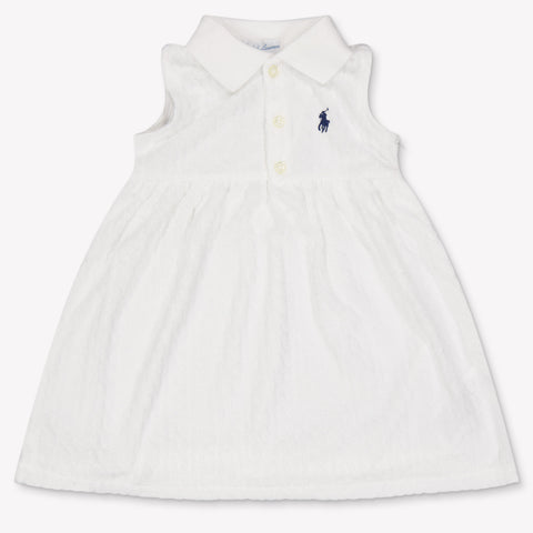 Ralph Lauren Baby Mädchen Zieh dich an Weiß