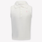 Ralph Lauren Kinder Meisjes Polo In Wit