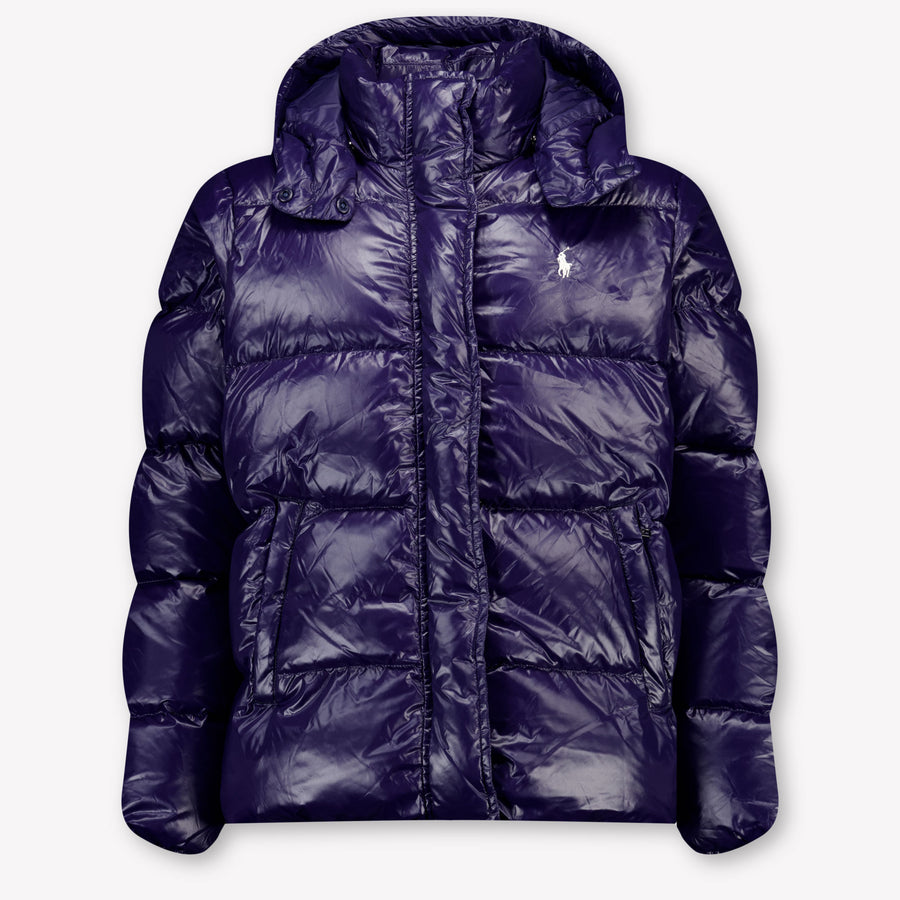 Ralph Lauren Kinder Meisjes Winterjas In Navy