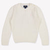 Ralph Lauren Kinder Mädchen Pullover rein Grauweiß
