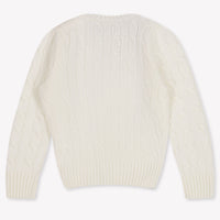 Ralph Lauren Kinder Mädchen Pullover rein Grauweiß