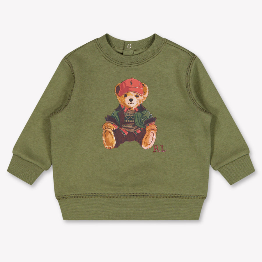 Ralph Lauren Bébé Garçons Pull en olive Vert