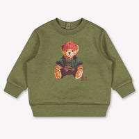 Ralph Lauren Bébé Garçons Pull en olive Vert