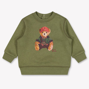 Ralph Lauren Bébé Garçons Pull en olive Vert