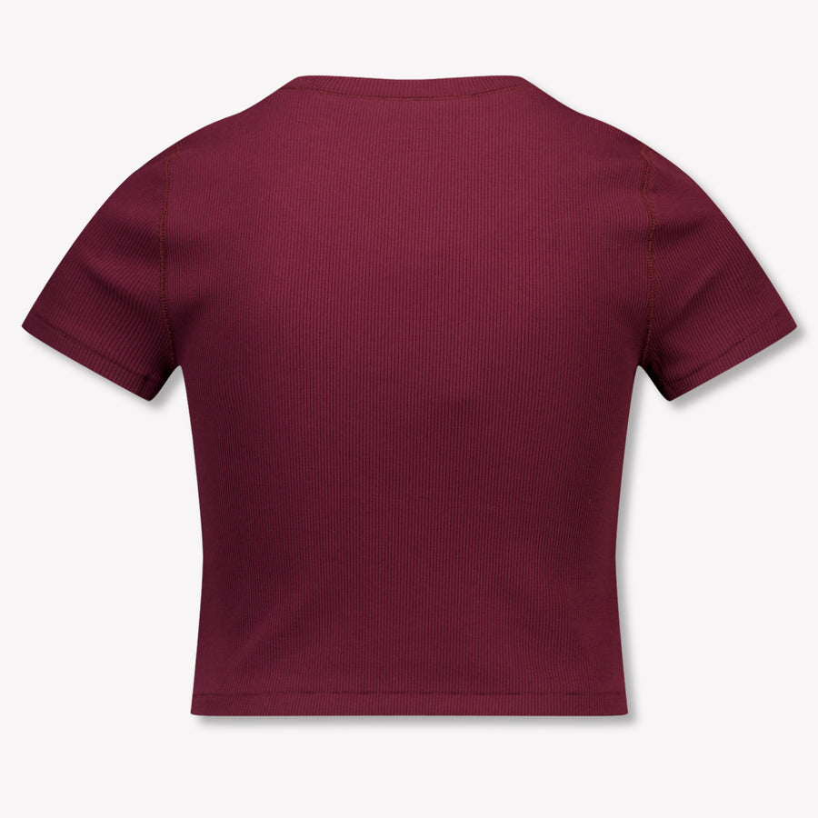 Ralph Lauren Bambini Ragazze Maglietta dentro Bordeaux