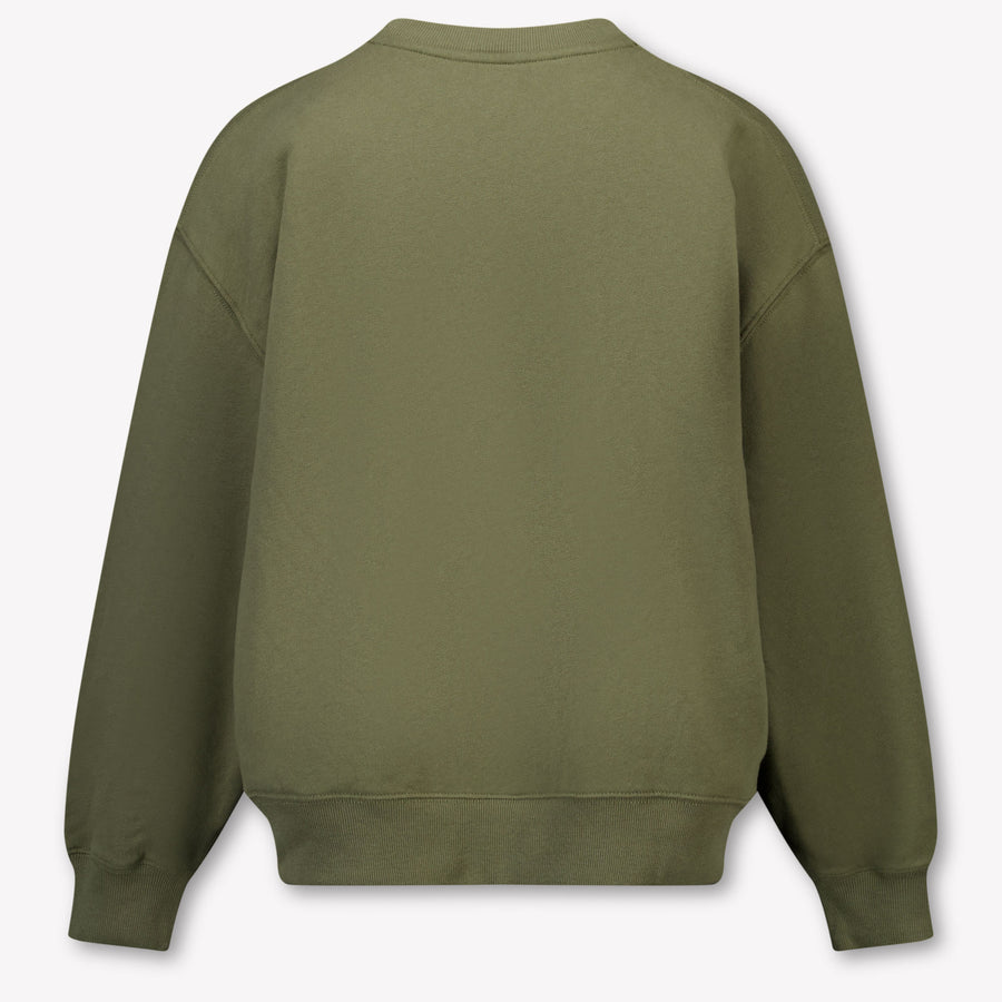 Ralph Lauren niños Chicas suéter en Verde Oliva